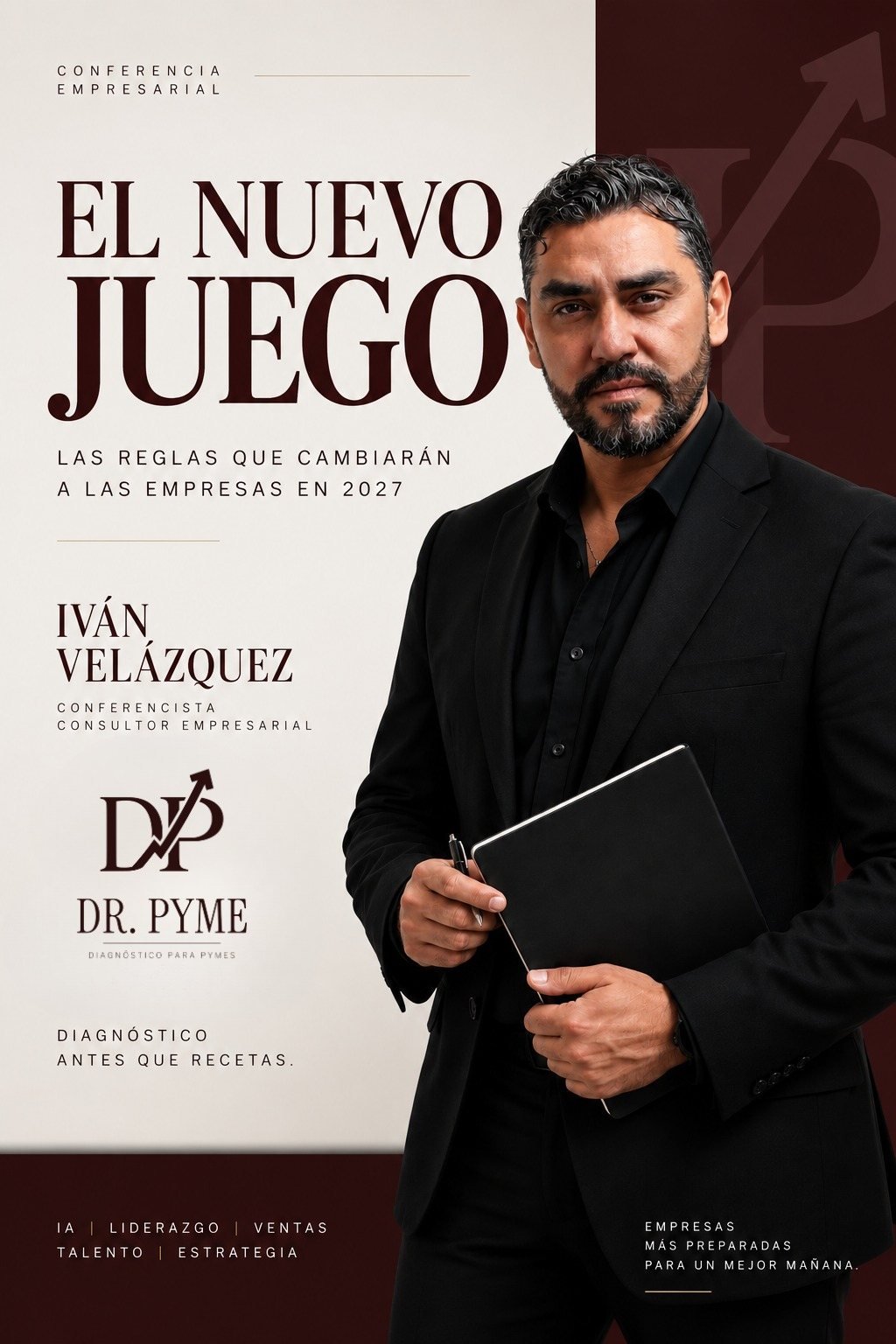 Iván Velázquez — conferencia EL NUEVO JUEGO: las reglas que cambiarán a las empresas en 2027.